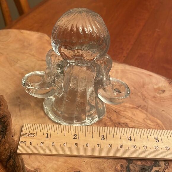Vintage Goebel Glass Angel Candle Holder - Picture 4 of 4